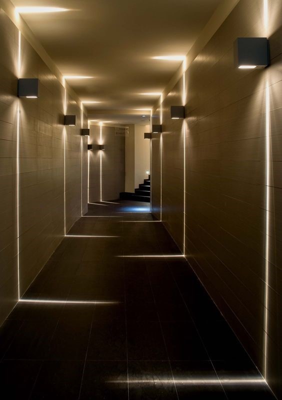 projeto luminotécnico corredor